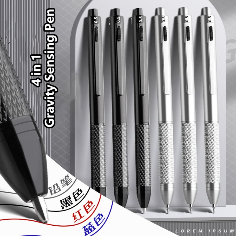 Staedtler Pencil Lumocolor - Bolígrafo De Metal multifunción 4 en