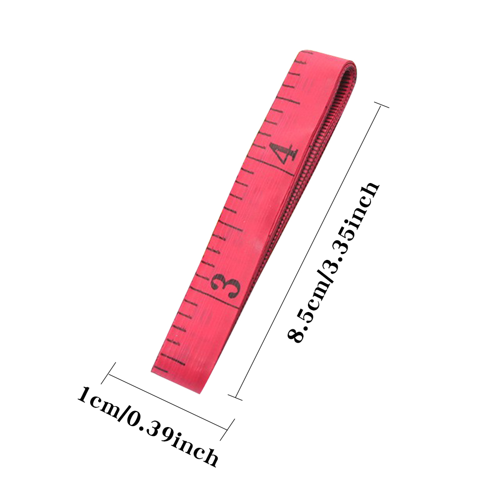 Cinta métrica roja de doble ca - Sewing Gauge Ruler reseña y precio